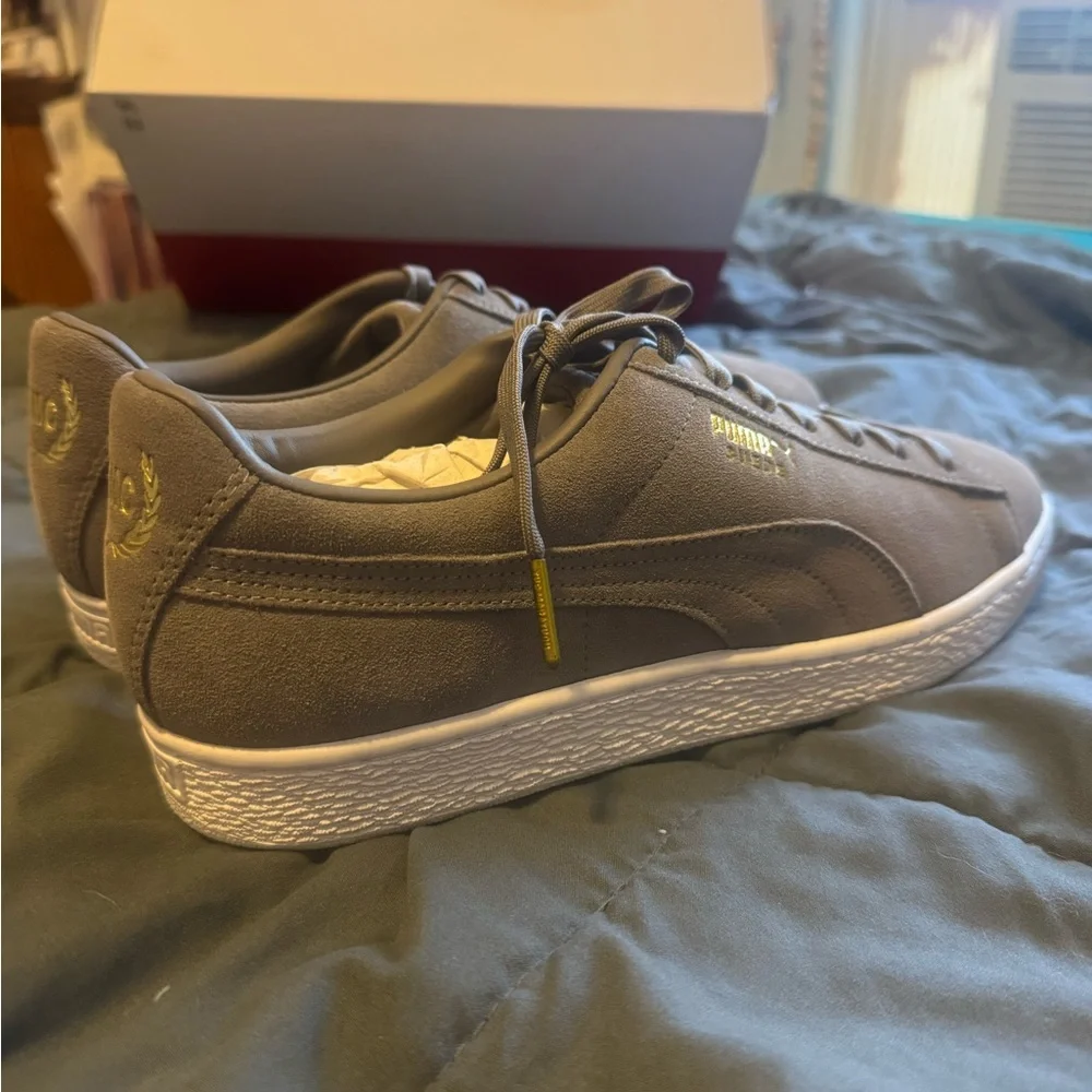 TMC Puma Gray Suede Men's Shoes Nipsey Hussle Men’s Puma Suede x TMC - Picture 11 of 16